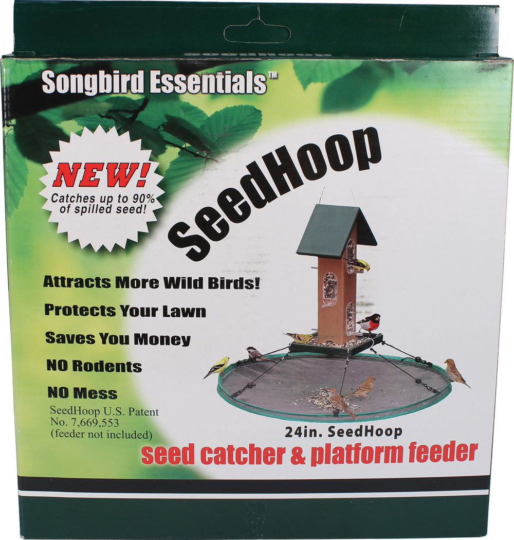 Songbird Essentials-Seedhoop Seed Catcher- Green 24 Inch