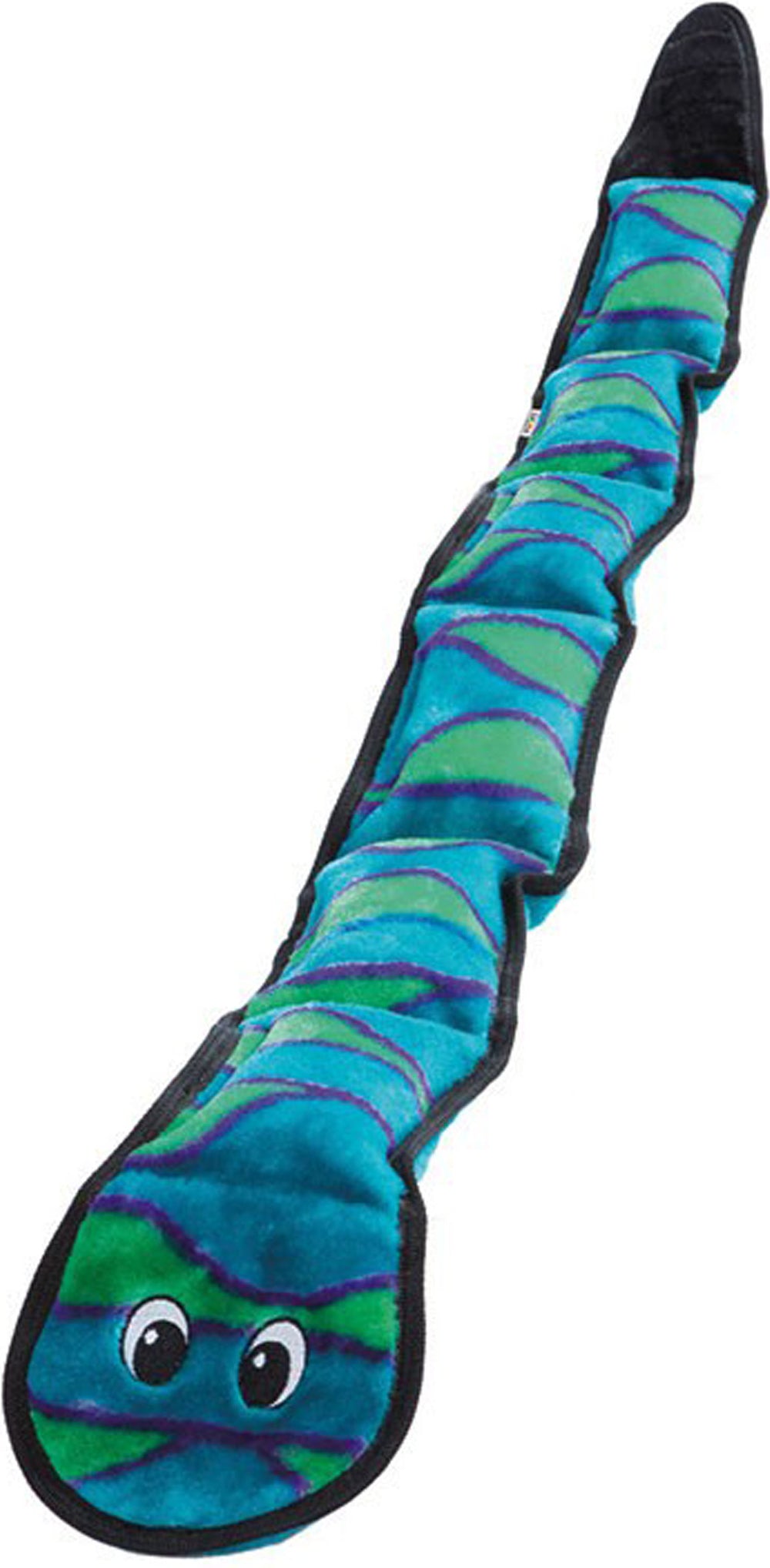 Petstages-Invincible Snake W/6 Squeakers- Orange Xxl