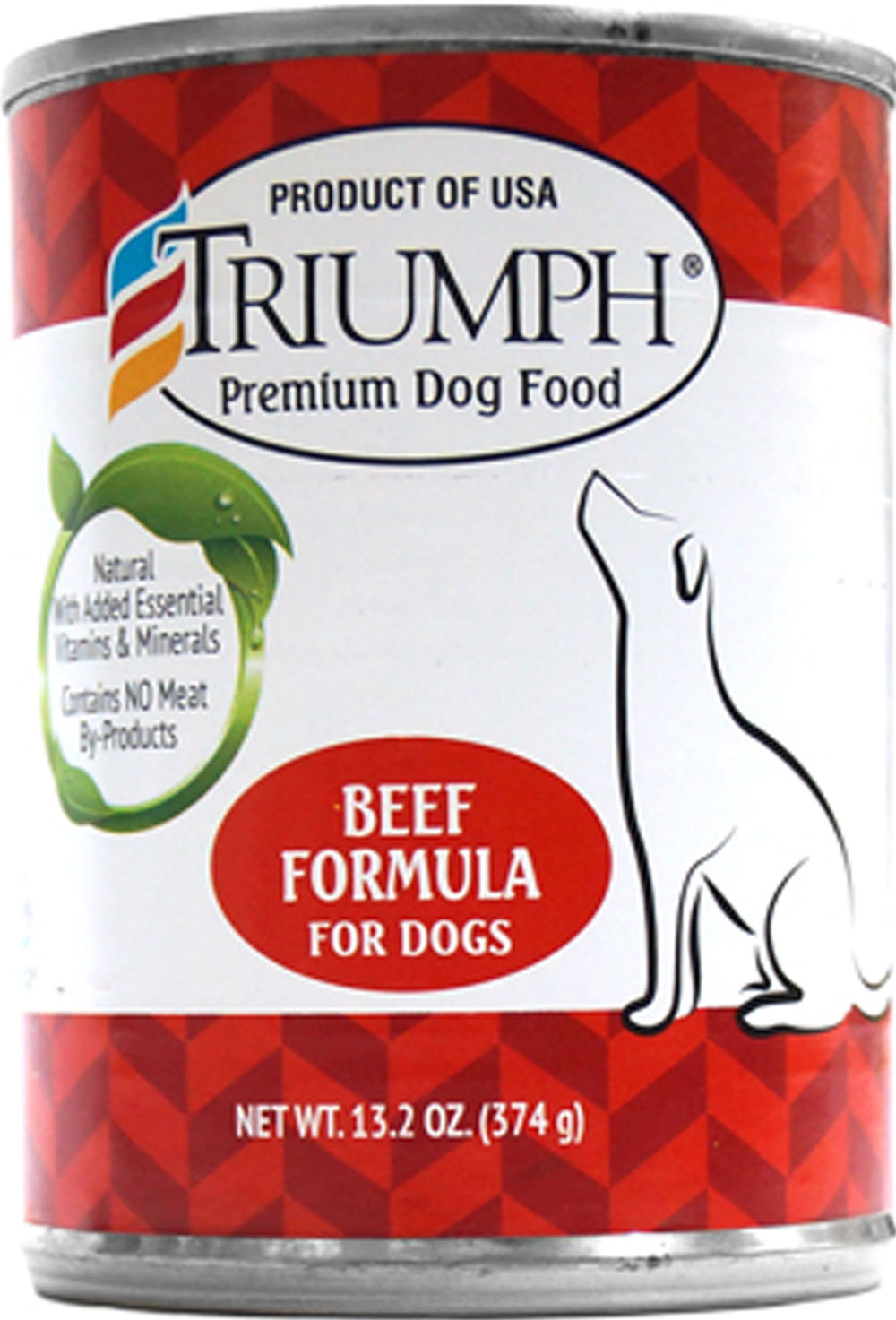 Triumph Pet Industries-Canned Dog Food- Beef 13.2 Oz (Case of 12 )