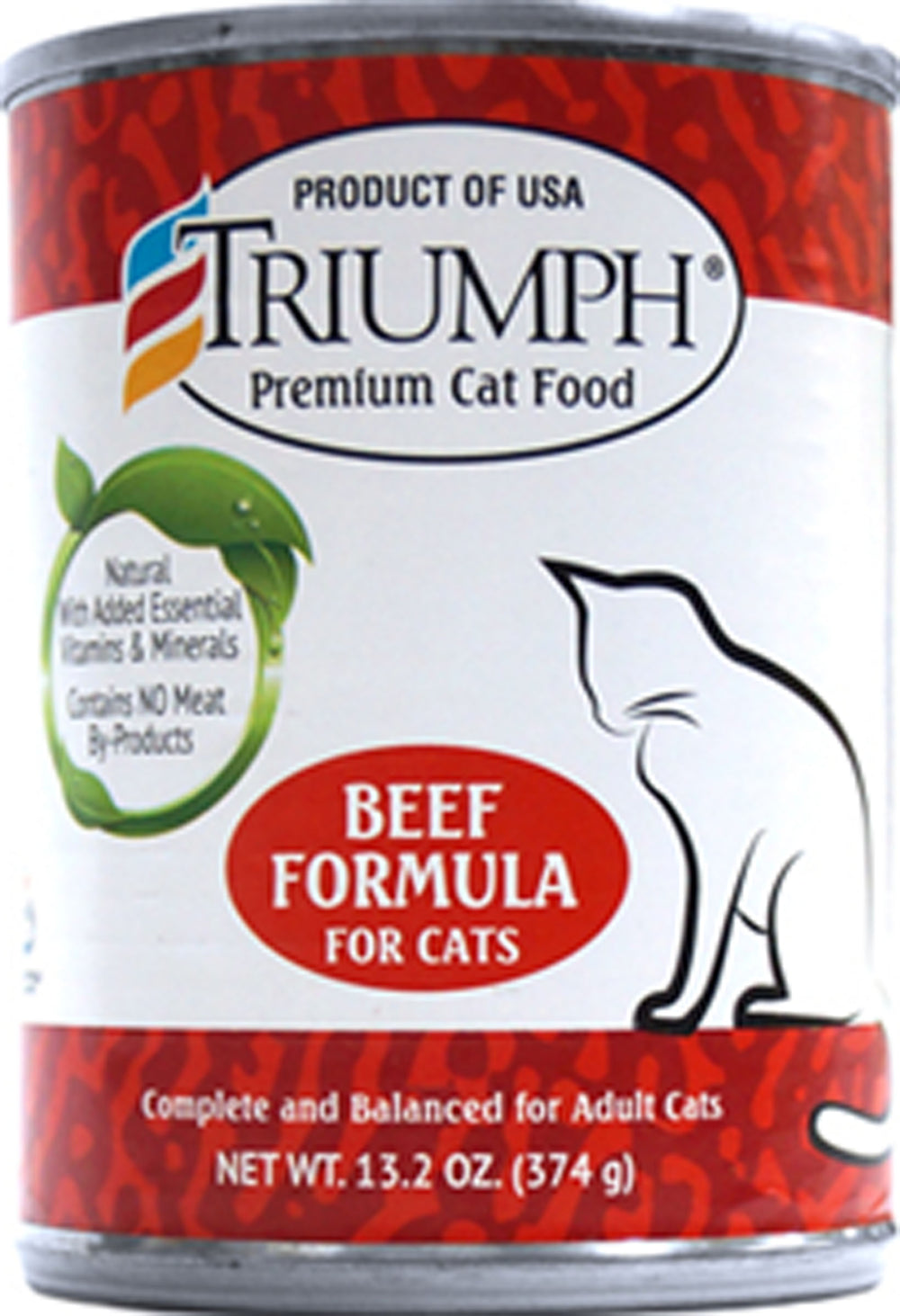 Triumph Pet Industries-Triumph Canned Cat Food- Chicken/liver 13 Oz (Case of 12 )