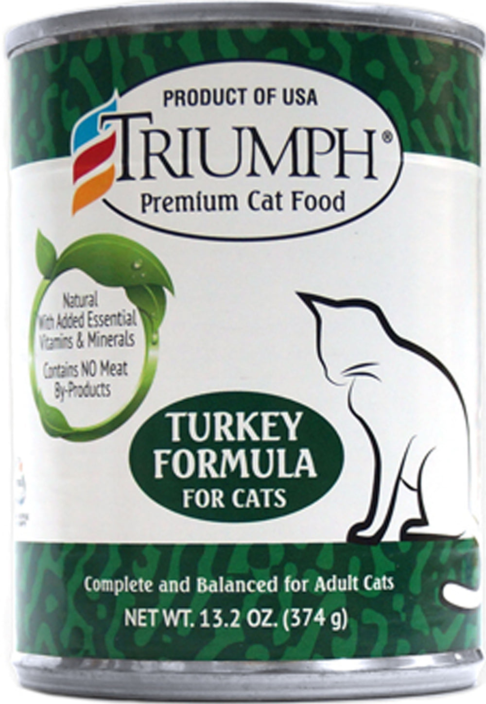 Triumph Pet Industries-Triumph Canned Cat Food- Chicken/liver 13 Oz (Case of 12 )