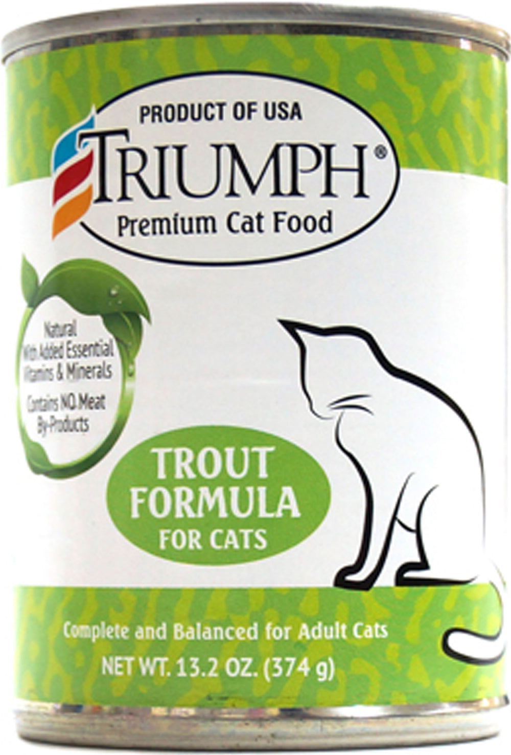 Triumph Pet Industries-Triumph Canned Cat Food- Chicken/liver 13 Oz (Case of 12 )