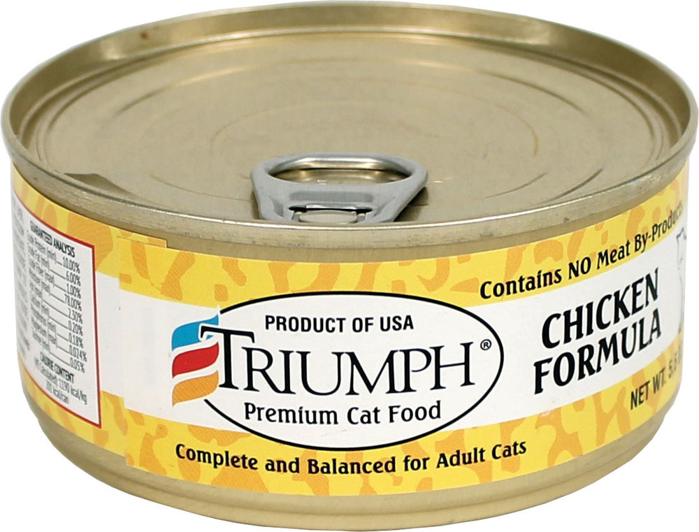 Triumph Pet Industries-Triumph Canned Cat Food- Chicken/liver 13 Oz (Case of 12 )